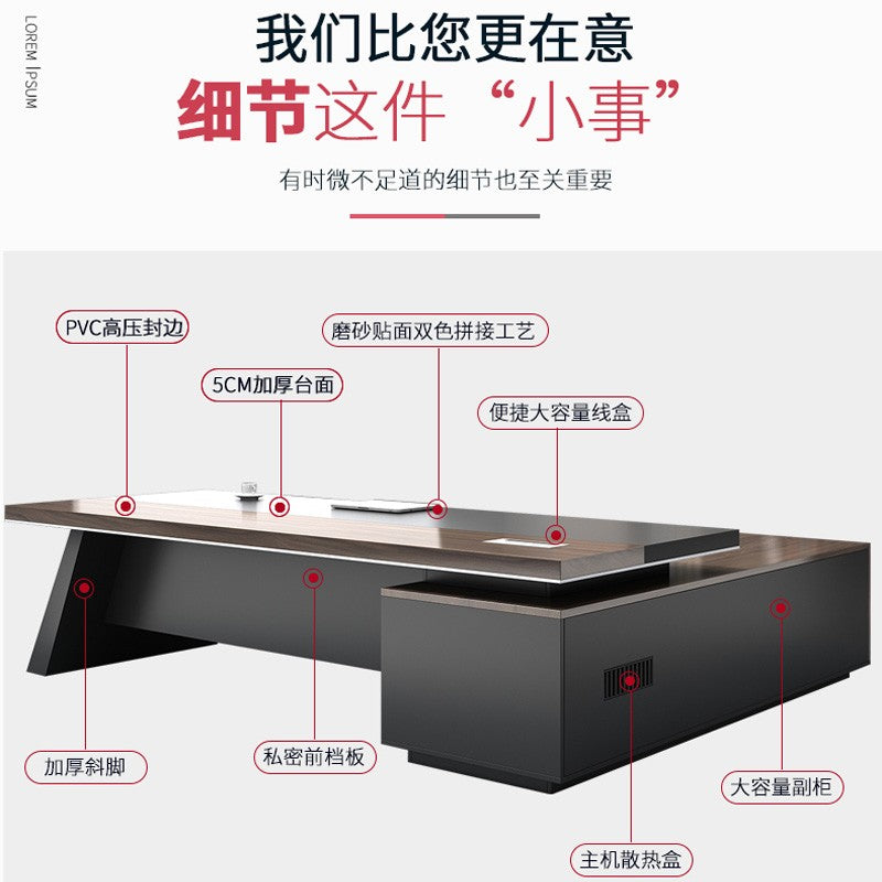 Vero Modern L-Shaped Executive Desk