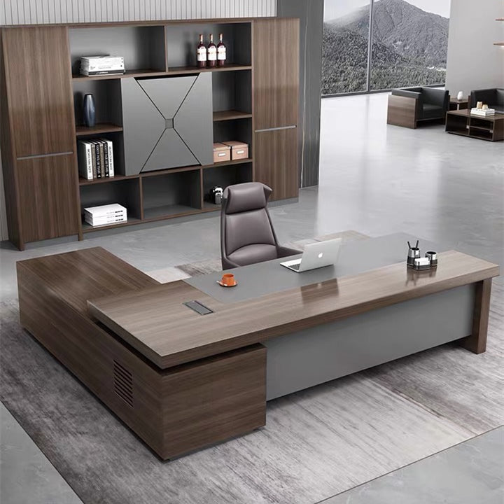 Monarch L-Shaped Executive Desk