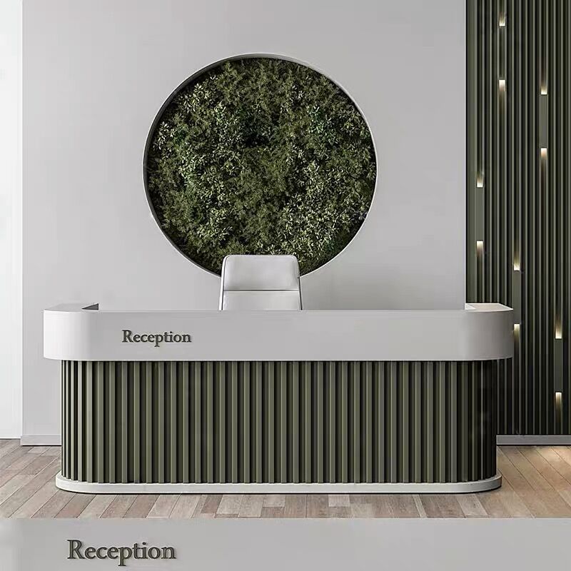 Vantage Arc Reception Counter – Modern Front Desk