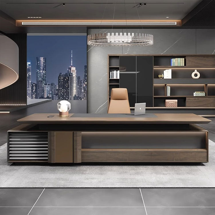 The Marcellus L-Shaped Executive Desk
