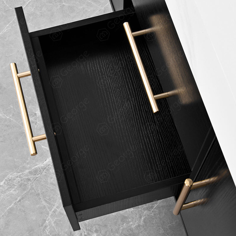 Midnight Luxe Vanity with LED Mirror Cabinet