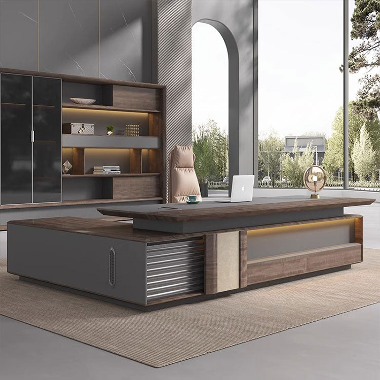 The Marcellus L-Shaped Executive Desk