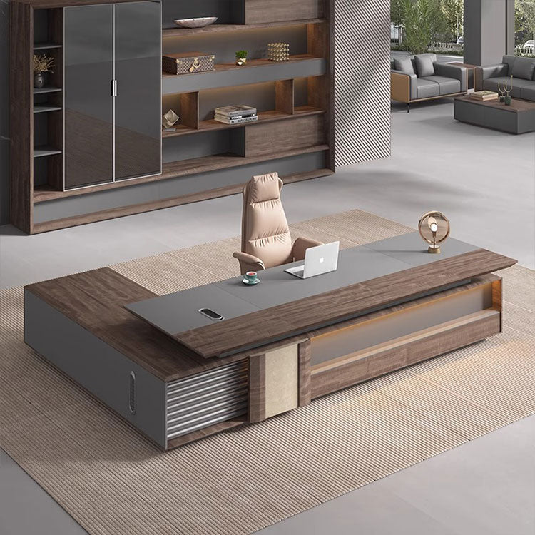 The Marcellus L-Shaped Executive Desk