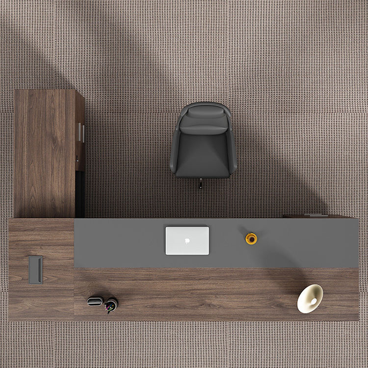 The Valente L-Shaped Executive Desk