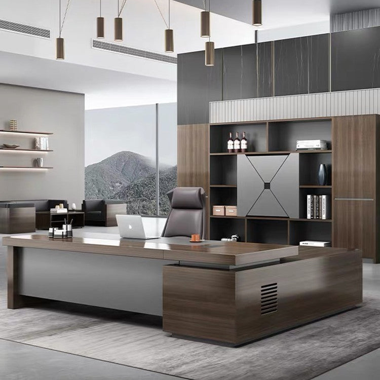 Monarch L-Shaped Executive Desk