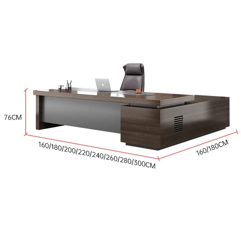 Monarch L-Shaped Executive Desk