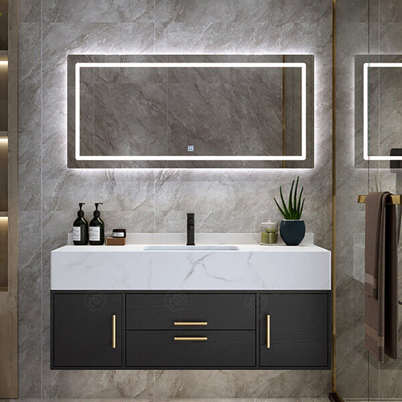 Midnight Luxe Vanity with LED Mirror Cabinet