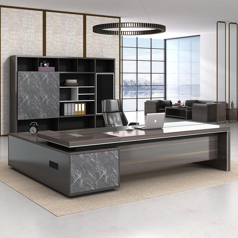 Ironcrest L-Shaped Executive Desk