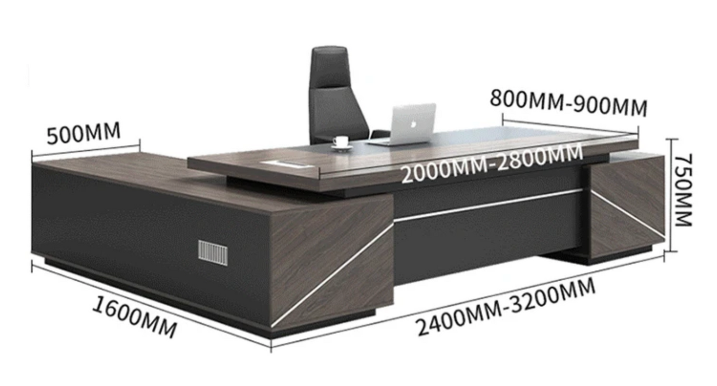 Lineage L-Shaped Executive Desk