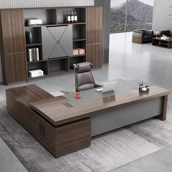 Monarch L-Shaped Executive Desk