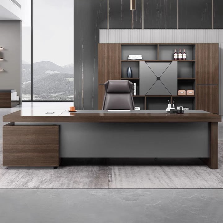 Monarch L-Shaped Executive Desk