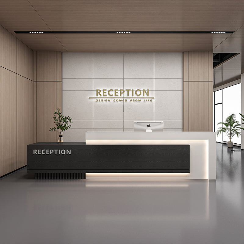 Radiant Edge Reception Desk