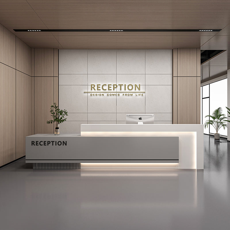 Radiant Edge Reception Desk