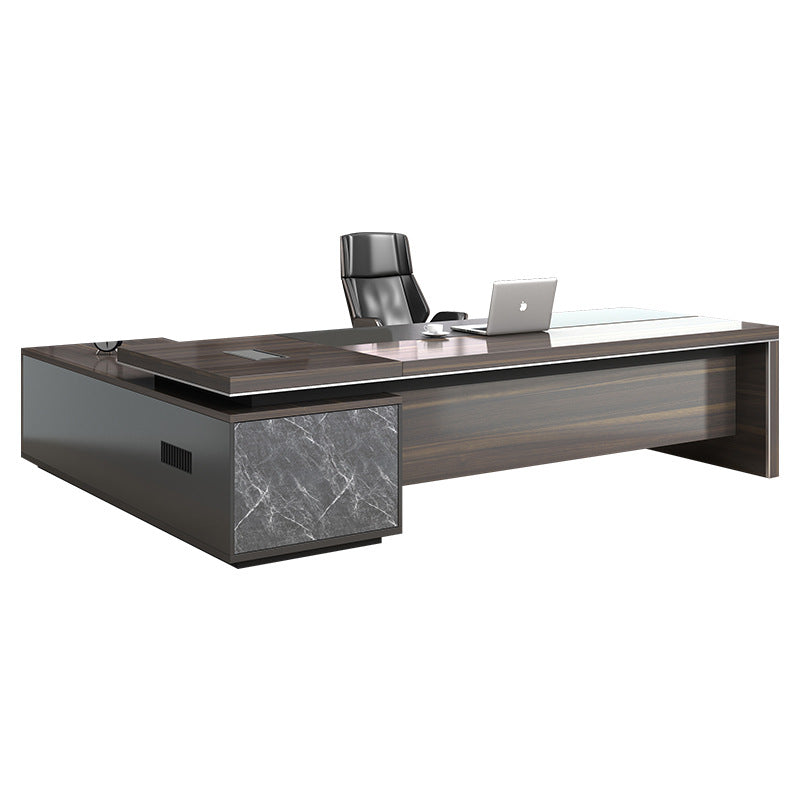 Ironcrest L-Shaped Executive Desk