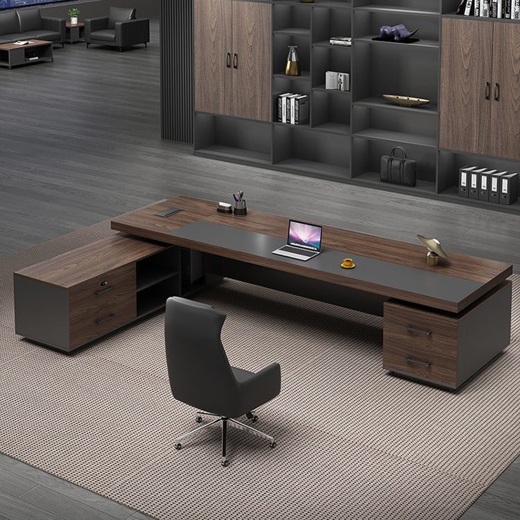 The Valente L-Shaped Executive Desk