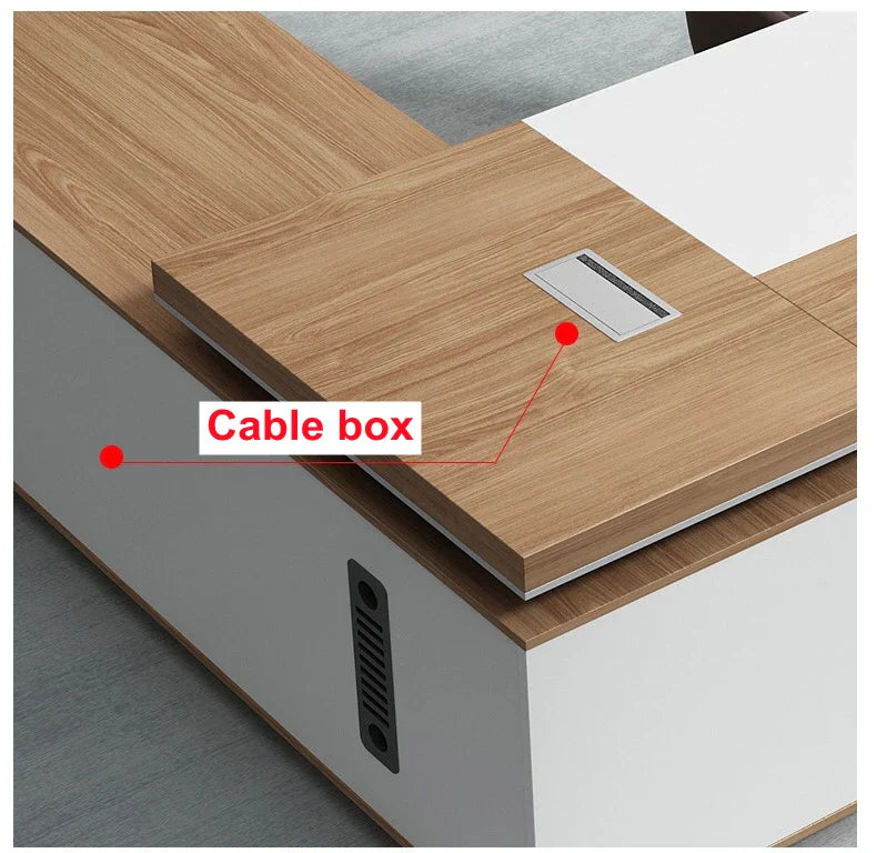 ElegaWood Premier Executive Desk