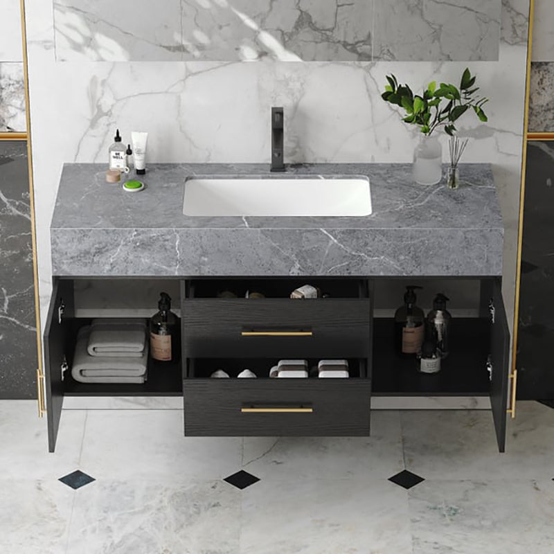 Granite Luxe Floating Vanity