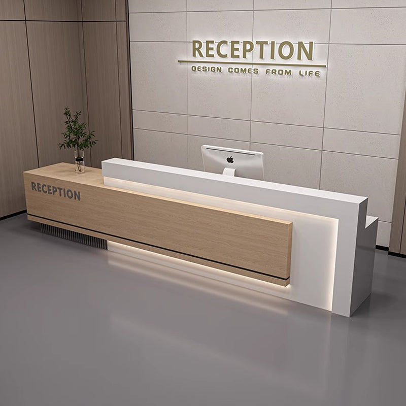 Radiant Edge Reception Desk