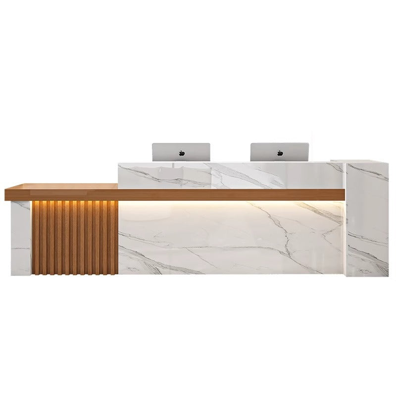 Marblewood Radiance Reception Desk