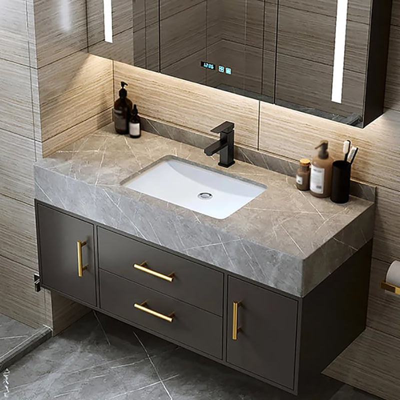 Granite Luxe Floating Vanity