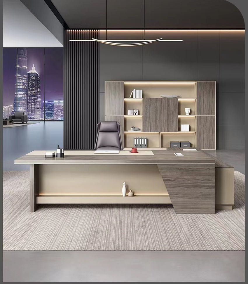 ElegaWood Premier Executive Desk