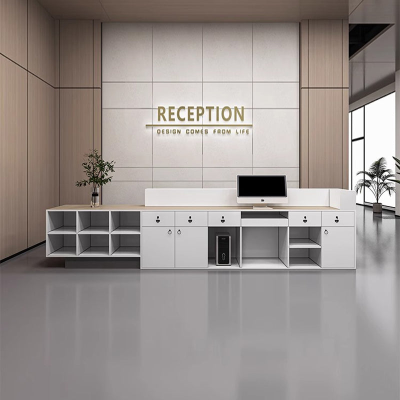 Radiant Edge Reception Desk