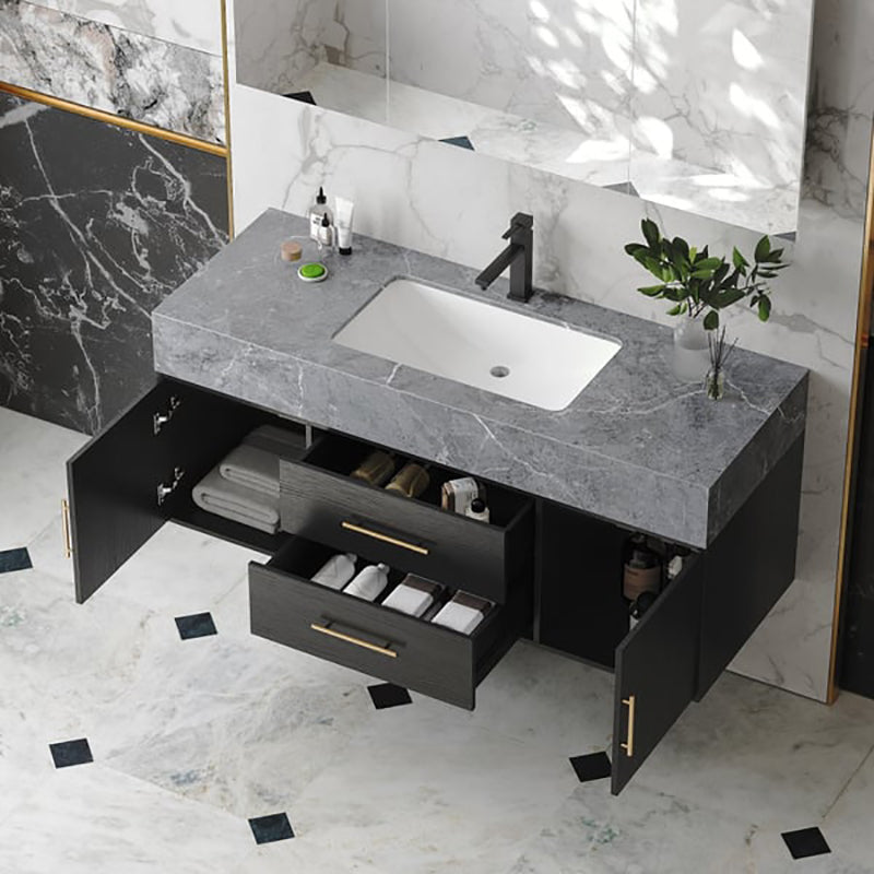 Granite Luxe Floating Vanity