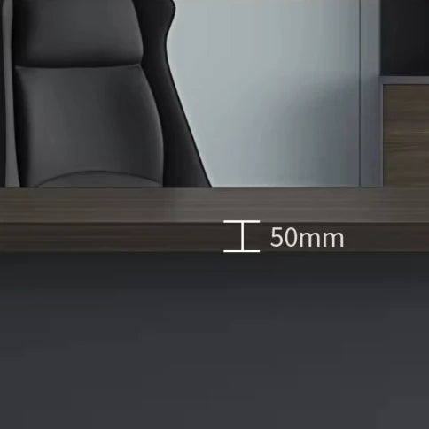 Dominion Crest Executive L-Shaped Desk