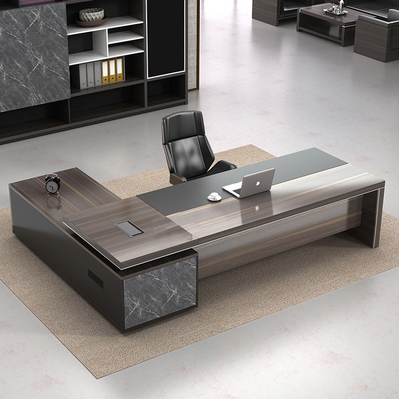 Ironcrest L-Shaped Executive Desk