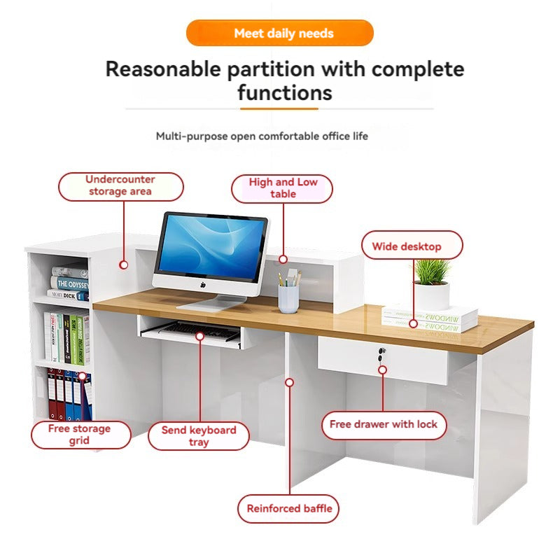 Marblewood Radiance Reception Desk