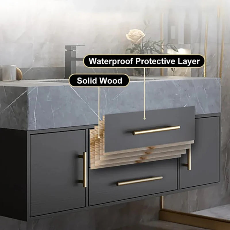 Granite Luxe Floating Vanity