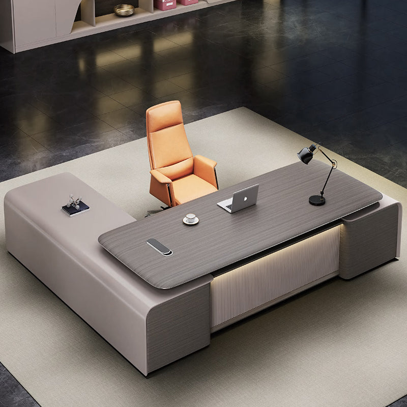 Aurelius L-Shaped Executive Desk