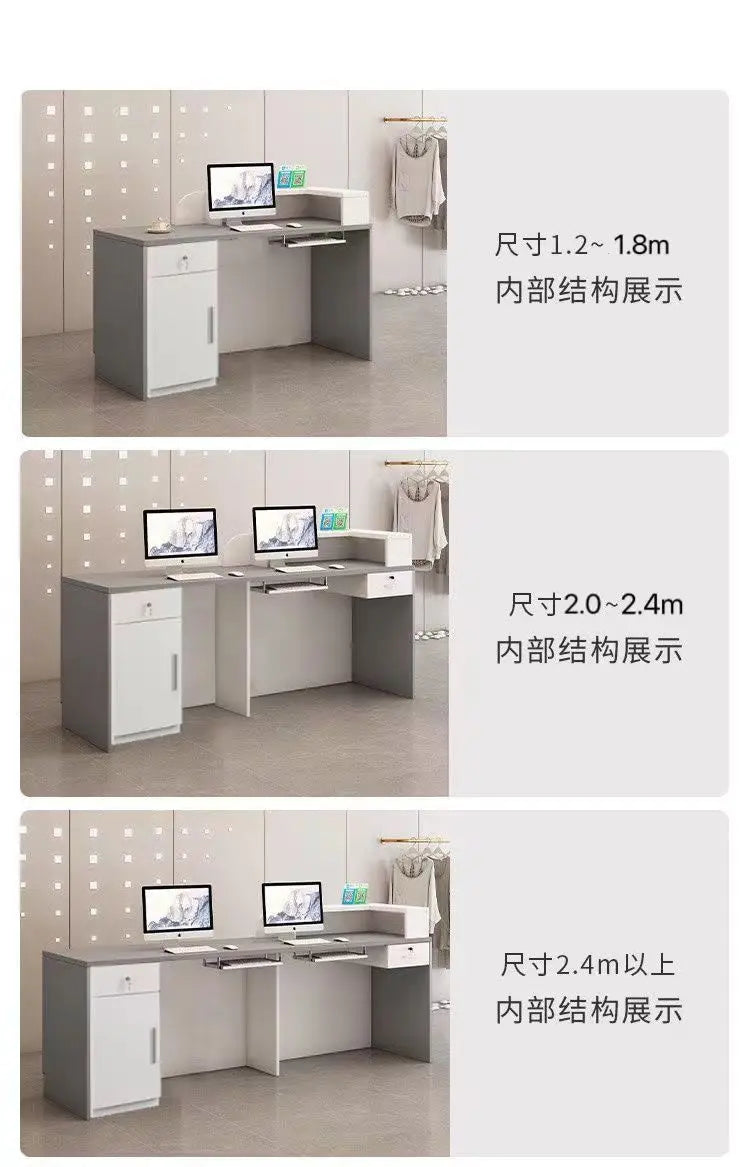 Halo Arc Reception Desk – LED Front Counter