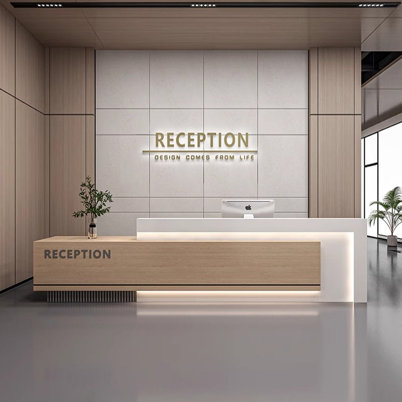 Radiant Edge Reception Desk