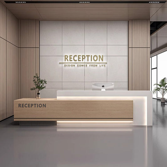 Radiant Edge Reception Desk