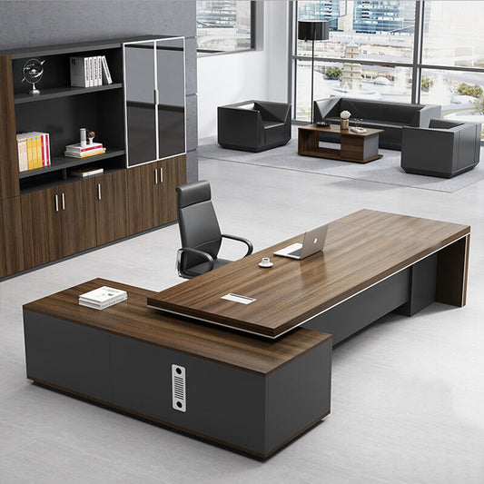 The Bastien L-Shaped Executive Desk
