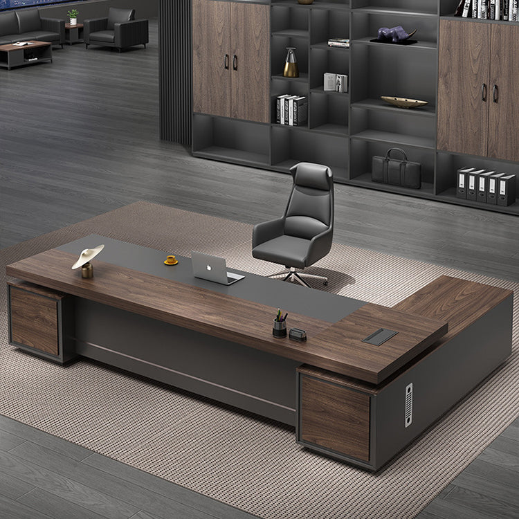 The Valente L-Shaped Executive Desk