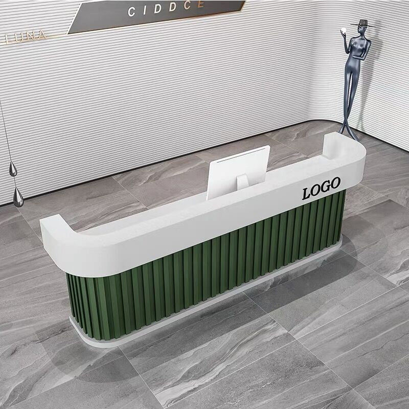 Vantage Arc Reception Counter – Modern Front Desk