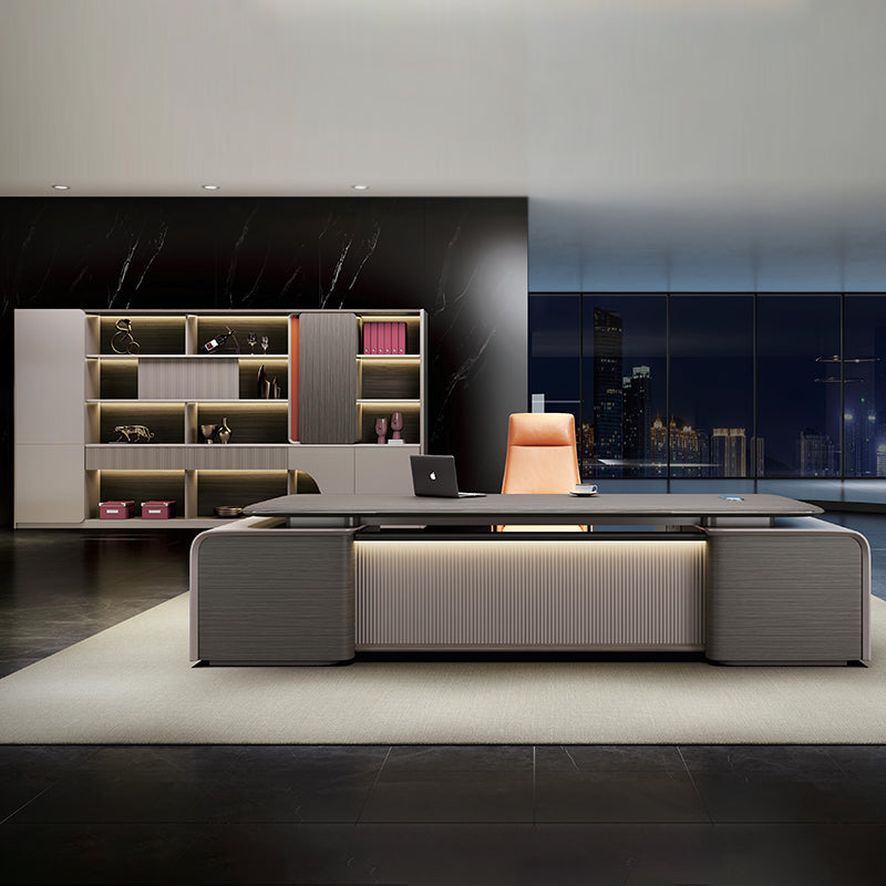 Aurelius L-Shaped Executive Desk