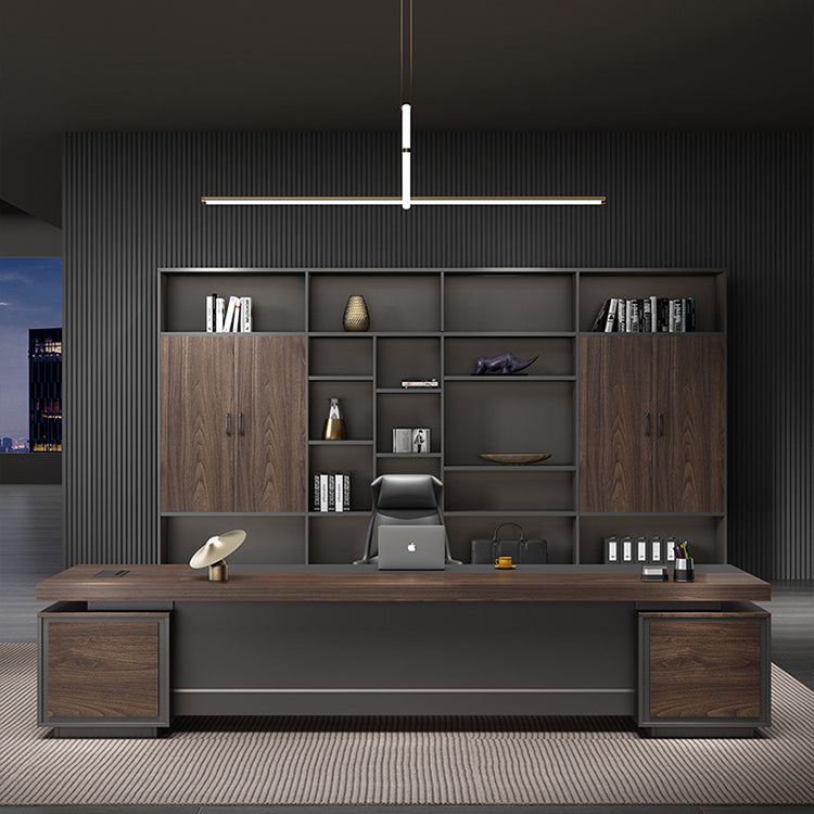 The Valente L-Shaped Executive Desk