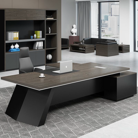 Blackspire L-Shaped Executive Desk