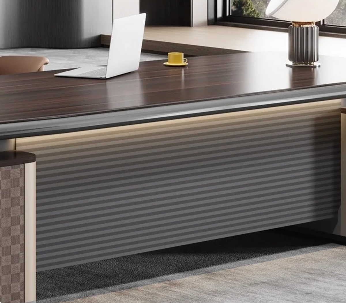 Vantura L-Shaped Executive Desk, image 6 of 8